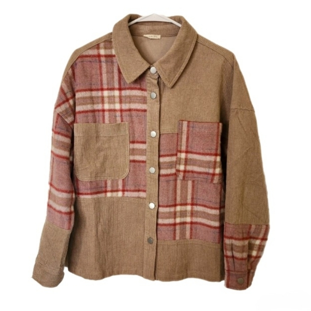 Jodifl Patchwork Shacket